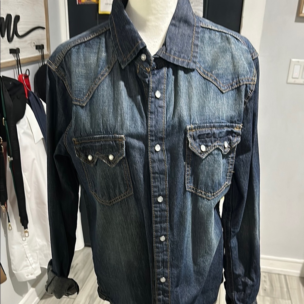 Denim Western Shirt